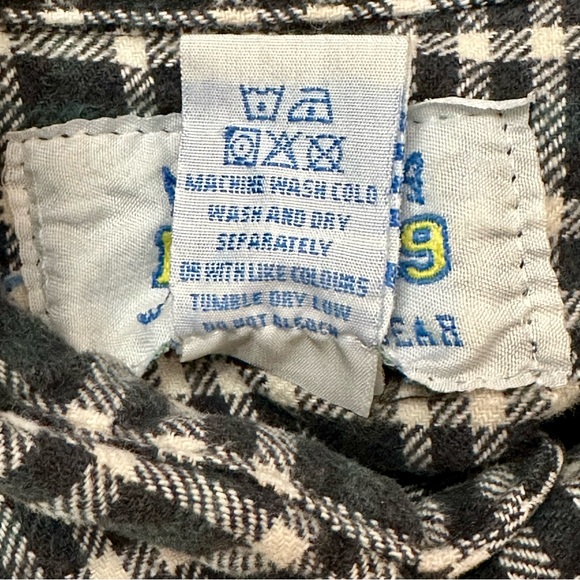 Alaskan Wilderness Gear Mens Size Large Green And Black Checkered Flannel Shirt - Picture 7 of 8